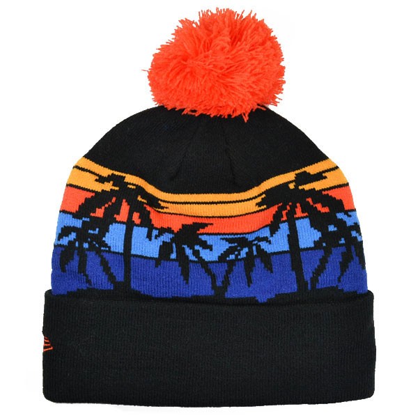 New York Knicks WINTER TIDE KNIT New Era Cuffed Pom NBA Hat