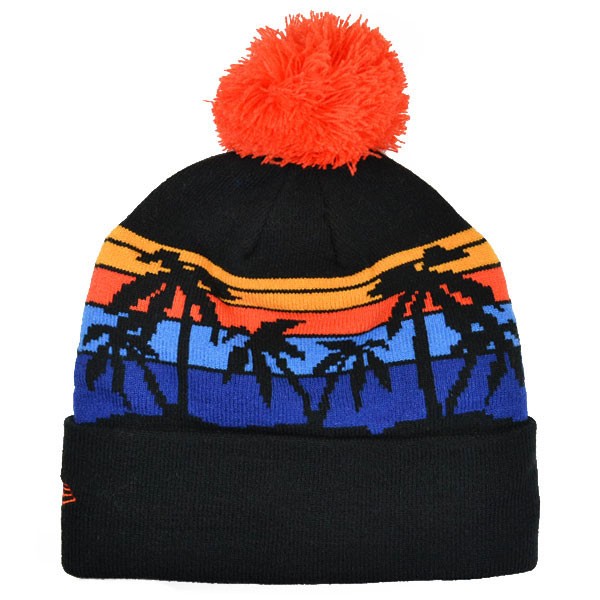 New York Knicks WINTER TIDE KNIT New Era Cuffed Pom NBA Hat