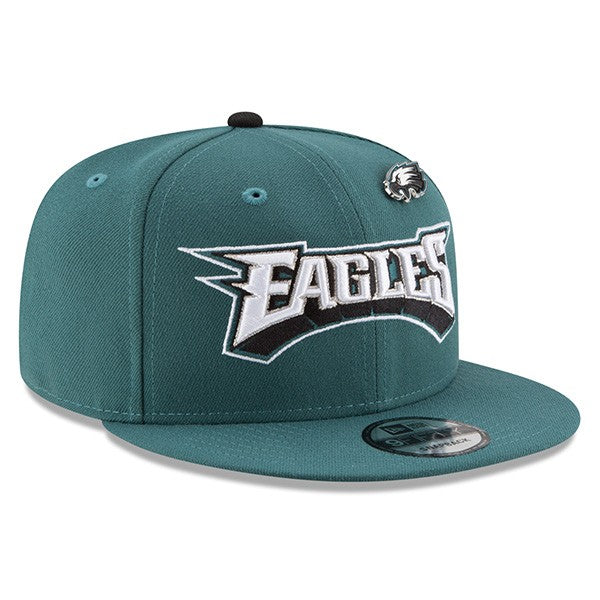 Philadelphia Eagles New Era PIN SNAP 9Fifty Snapback NFL Adjustable Hat