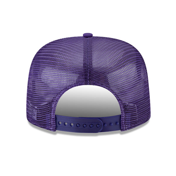 Los Angeles Lakers New Era Vintage Trucker Championship Series 9Fifty Snapback Mesh Hat - Purple