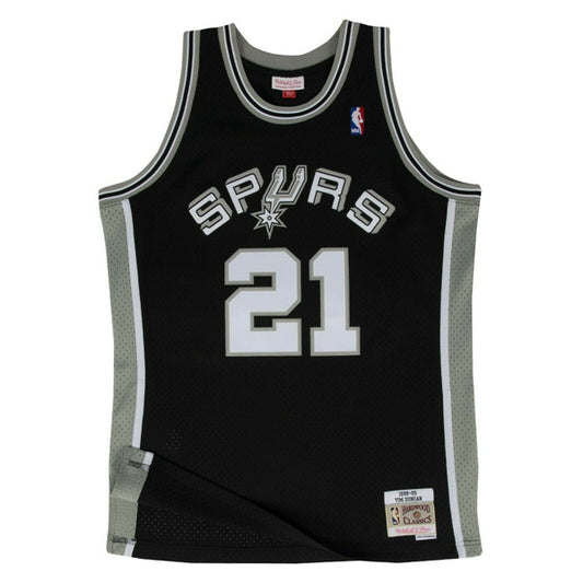 Tim Duncan 1998-99 San Antonio Spurts Mitchell & Ness HWC Swingman Jersey - Black