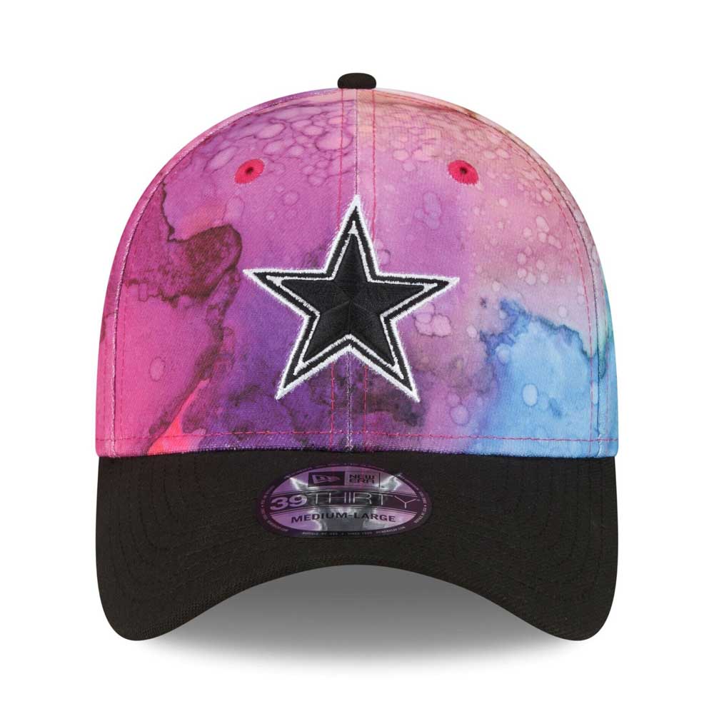 Dallas Cowboys New Era 2022 NFL Crucial Catch 39THIRTY Flex Hat - Pink/Black