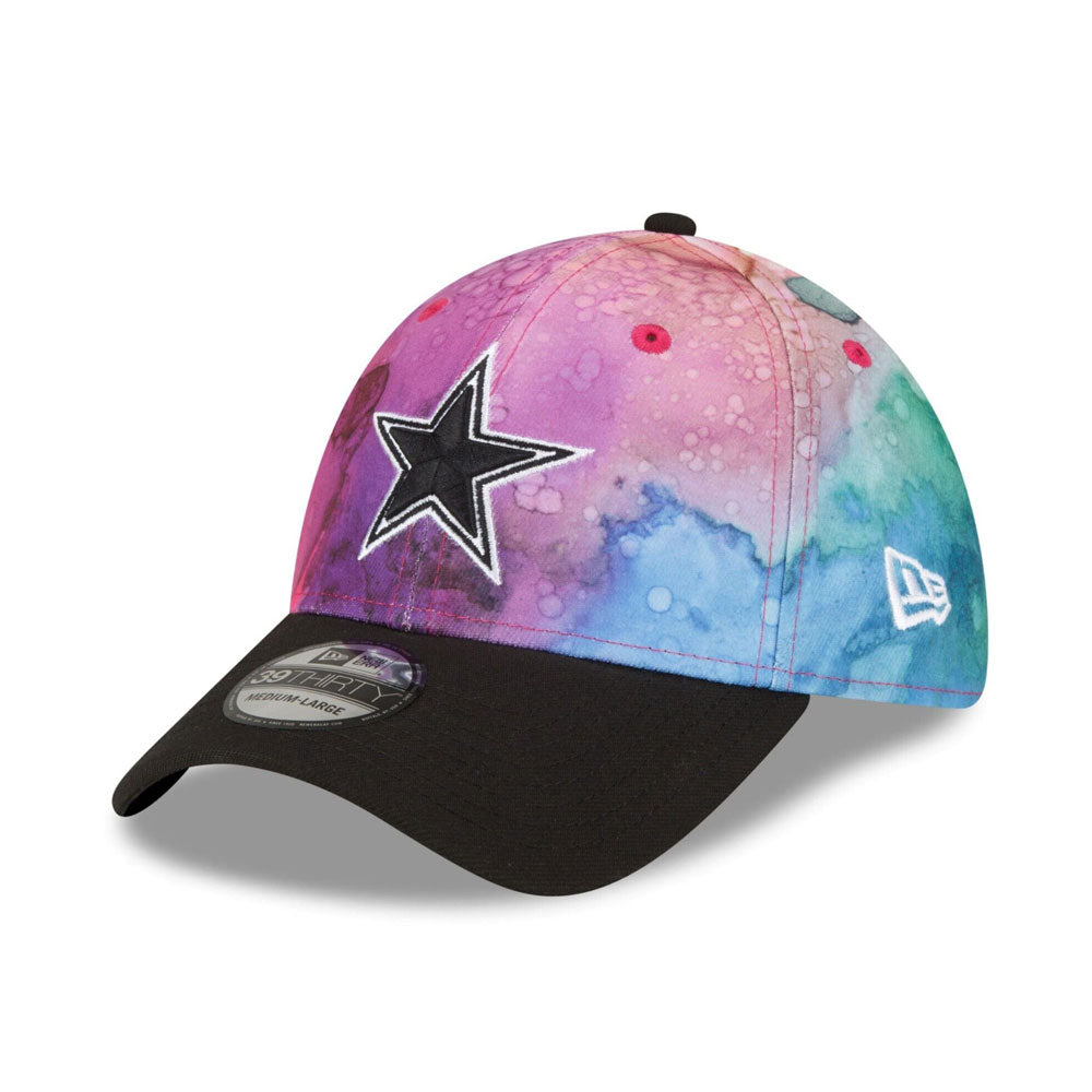 Dallas Cowboys New Era 2022 NFL Crucial Catch 39THIRTY Flex Hat - Pink/Black