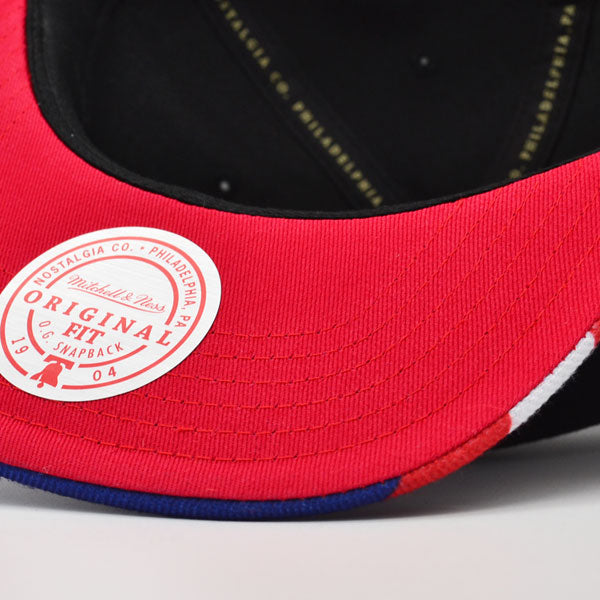 Washington Bullets Mitchell & Ness SWINGMAN POP Snapback Hat - Black