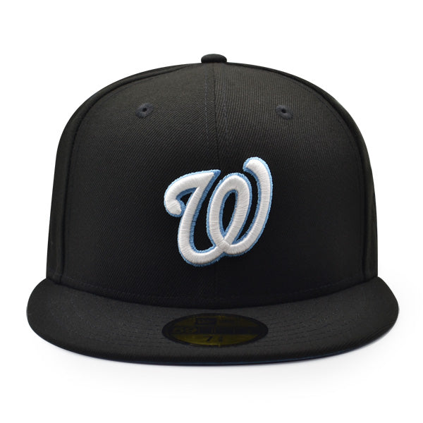 Washington Nationals ICY 2019 World Series Exclusive New Era 59Fifty Fitted Hat - Black/Sky