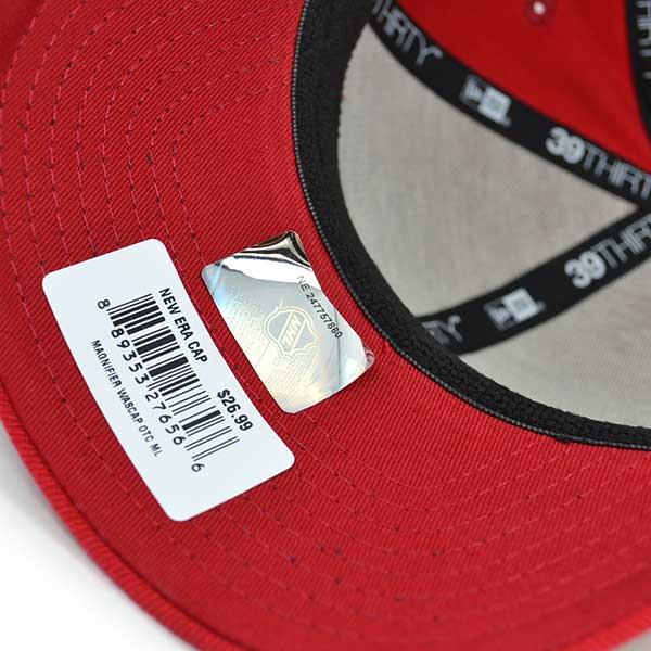Washington Capitals MAGNIFIER FLEX-FIT 39Thirty New Era NHL Hat = Med/Large