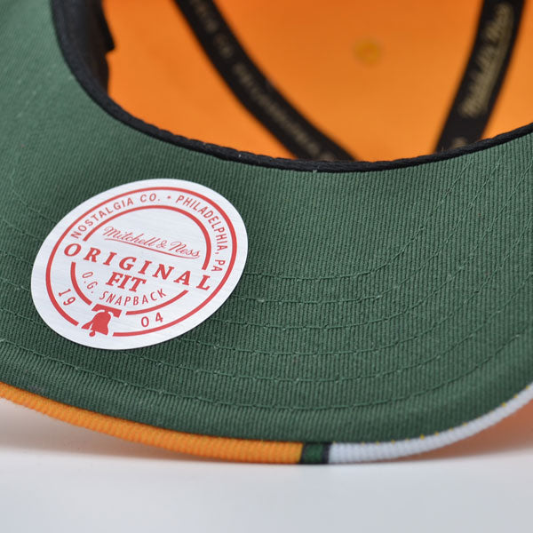 Seattle Supersonics Mitchell & Ness SWINGMAN POP Snapback Hat - Yellow