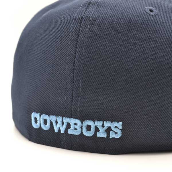 Dallas Cowboys RETRO JOE Exclusive New Era 59Fifty Fitted NFL Hat - Navy/Sky Bottom