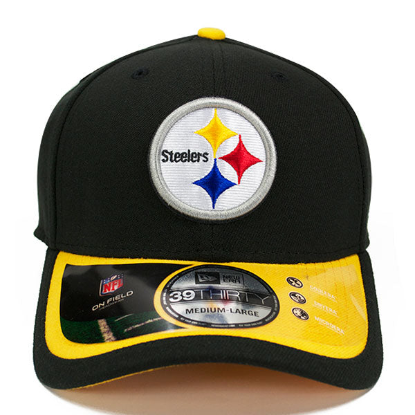 Pittsburgh Steelers 2015 Official SIDELINE On-Field FLEX-FIT 39Thirty New Era NFL Hat