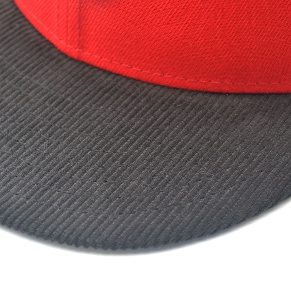 Washington Nationals 10th ANNIVERSARY Exclusive New Era 59Fifty CORD Fitted Hat – Red/Black