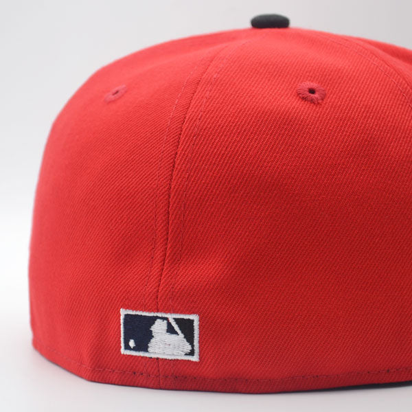 Washington Nationals 10th ANNIVERSARY Exclusive New Era 59Fifty CORD Fitted Hat – Red/Black