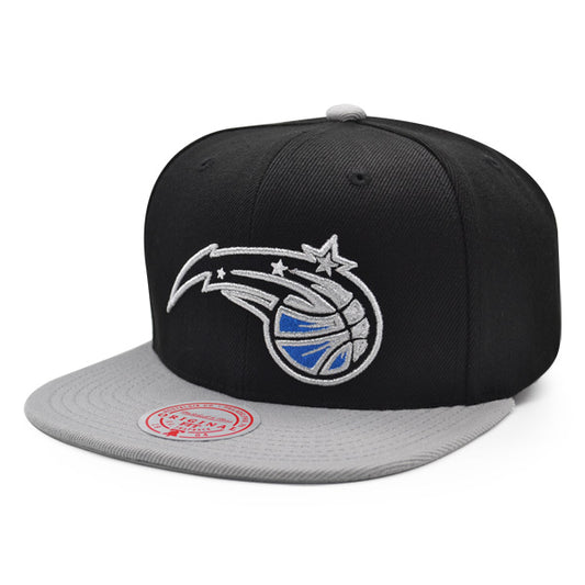 Orlando Magic NBA Mitchell & Ness CLASSIC 2TONE Snapback Hat - Black/Gray