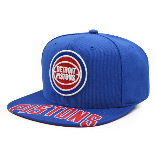 Detroit Pistons Mitchell & Ness SWINGMAN POP Snapback Hat - Royal