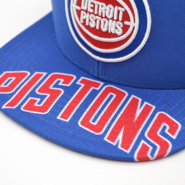 Detroit Pistons Mitchell & Ness SWINGMAN POP Snapback Hat - Royal