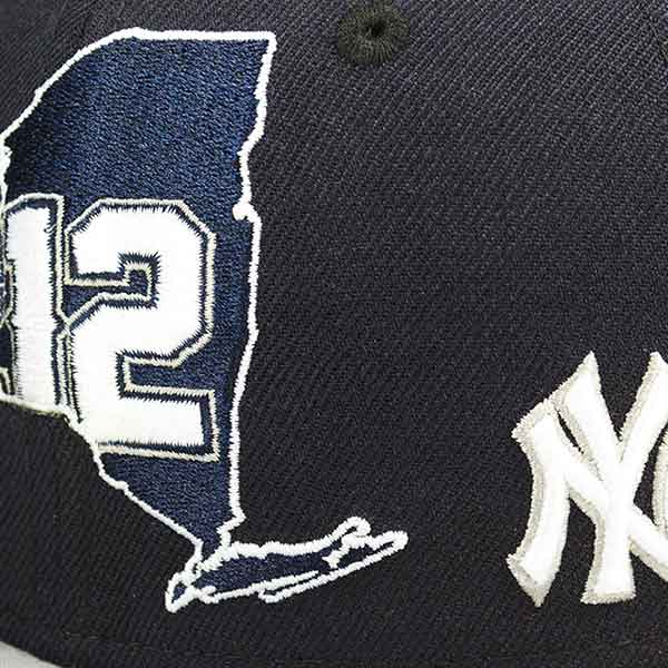 New York Yankees 212 AREA CODE State Fitted 59Fifty New Era MLB Hat