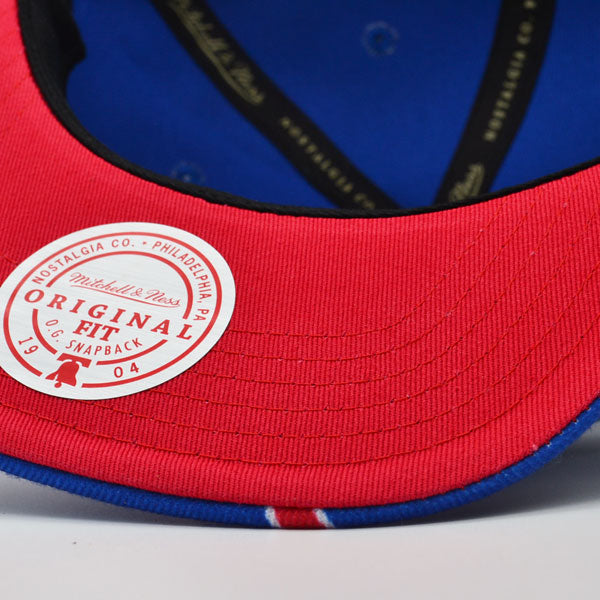 Detroit Pistons Mitchell & Ness SWINGMAN POP Snapback Hat - Royal