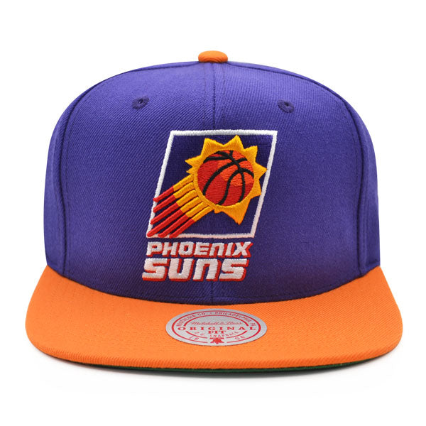 Phoenix Suns Mitchell & Ness CLASSIC 2Tone Snapback Hat - Purple/Orange