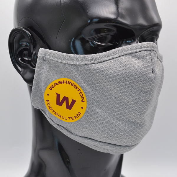 Washington Football Team New Era Adult NFL On-Field Face Covering Mask - Gray