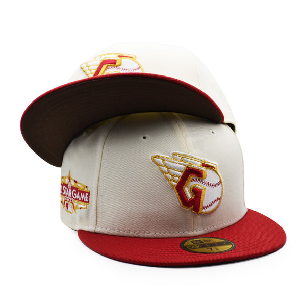 Cleveland Guardians 2022 ALL-STAR GAME Exclusive New Era 59Fifty Fitted Hat - Chrome/Pinot