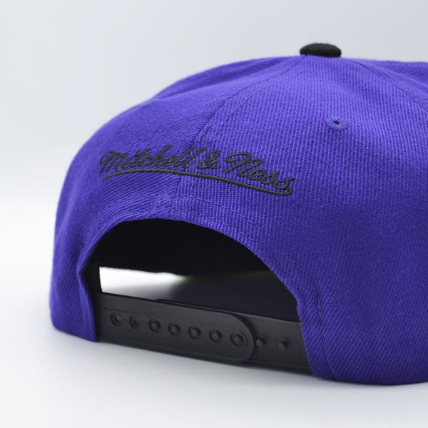 Milwaukee Bucks Mitchell & Ness RELOAD Snapback NBA Hat - Purple/Black/Lime
