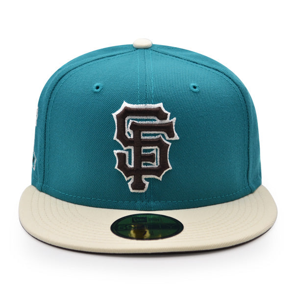 San Francisco Giants 50th Anniversary Exclusive New Era 59Fifty Fitted Hat –Teal/Chrome