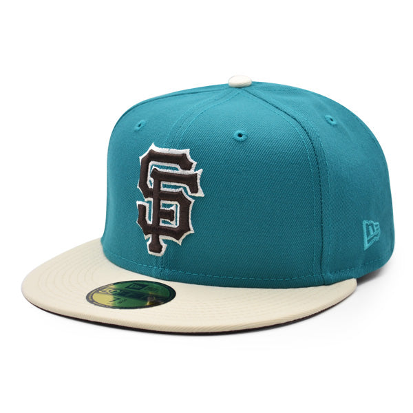 San Francisco Giants 50th Anniversary Exclusive New Era 59Fifty Fitted Hat –Teal/Chrome