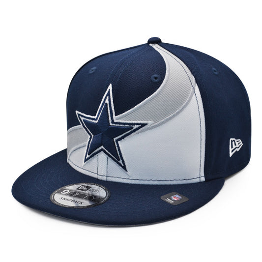 Dallas Cowboys New Era THE WAVE 9Fifty Snapback NFL Hat - Navy/Gray