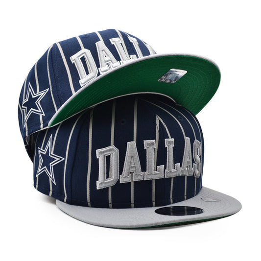Dallas Cowboys New Era CITY ARCH 9Fifty Snapback NFL Hat –Navy/Gray