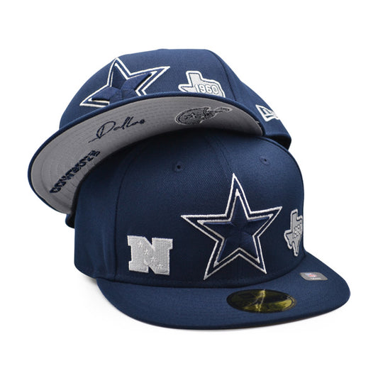 Dallas Cowboys New Era TEAM IDENTITY Exclusive NFL Fitted 59Fifty Hat