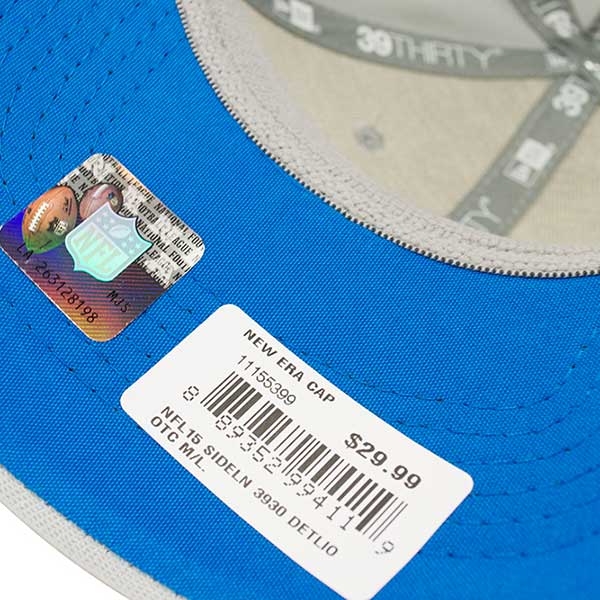 Detroit Lions 2015 Official SIDELINE On-Field FLEX-FIT 39Thirty New Era NFL Hat
