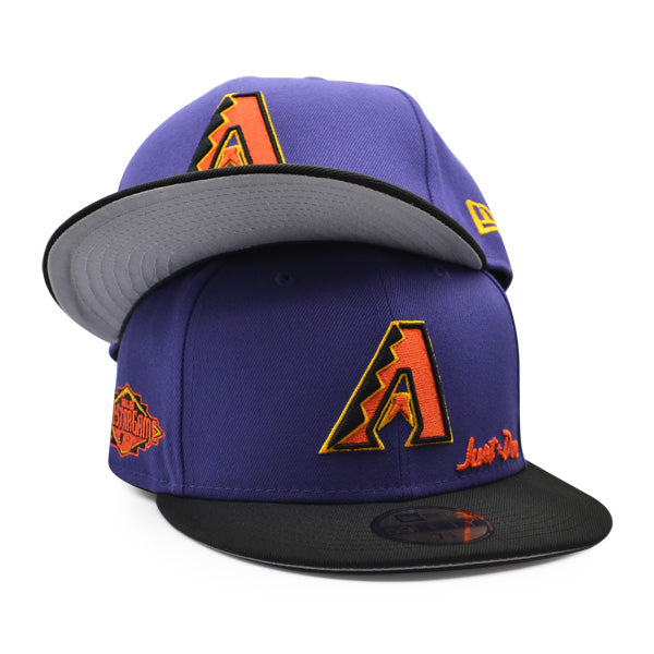 Arizona Diamondbacks JUST DON 2011 All-Star Game Exclusive New Era 59Fifty Fitted Hat – Purple/Black/Orange