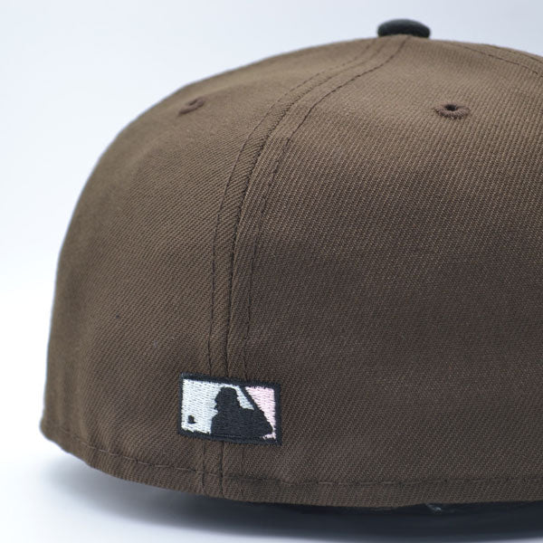 Texas Rangers 1995 ALL-STAR GAME Exclusive New Era 59Fifty Fitted Hat – Brown/Black/Pink Bottom
