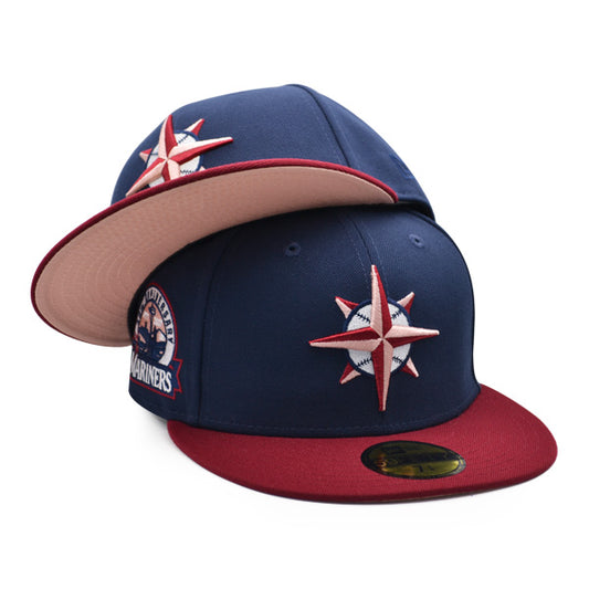Seattle Mariners 30th Anniversary Exclusive New Era 59Fifty Fitted Hat – Navy/Cardinal