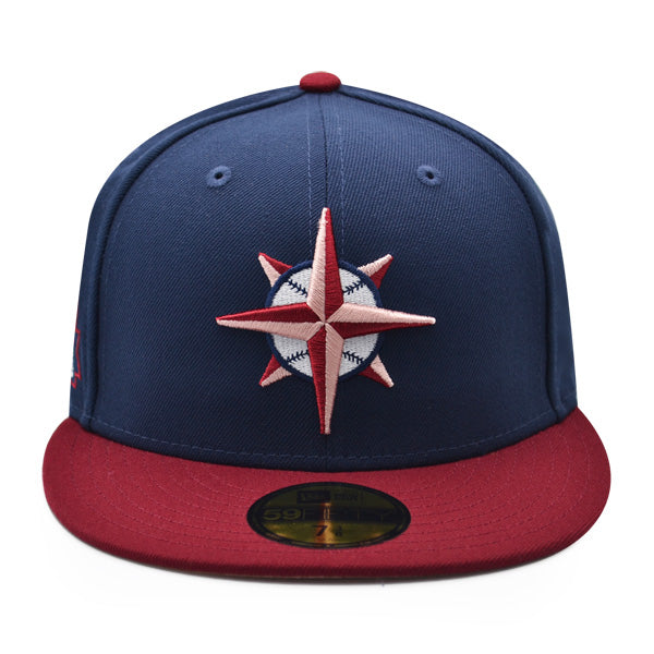 Seattle Mariners 30th Anniversary Exclusive New Era 59Fifty Fitted Hat – Navy/Cardinal