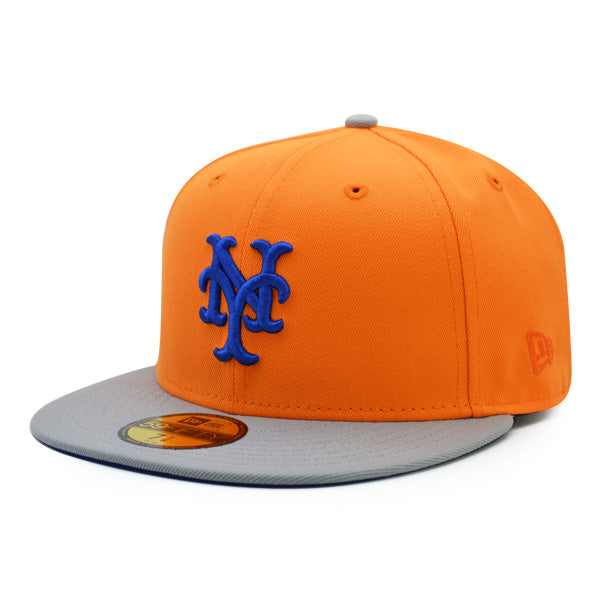 New York Mets 1969 WORLD SERIES Exclusive New Era 59Fifty Fitted Hat - Orange Pop/Gray