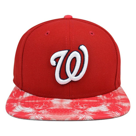 Washington Nationals PRINT PLAY TROPIC SNAPBACK 9Fifty New Era MLB Hat