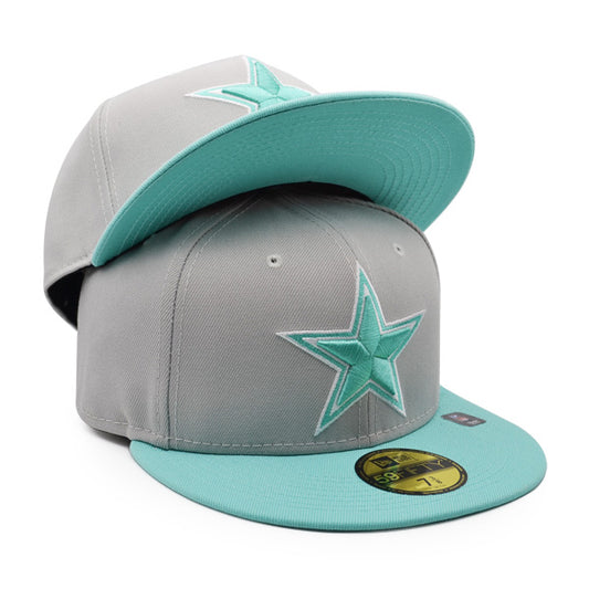 Dallas Cowboys TOP 2TONE Exclusive New Era 59Fifty Fitted Hat - Gray/Turquoise