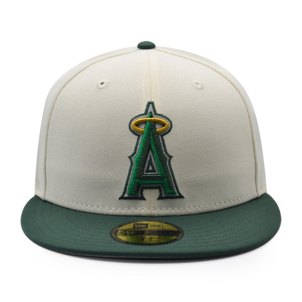 Anaheim Angels 50th Anniversary Exclusive New Era 59Fifty Fitted Hat – Chrome/Green