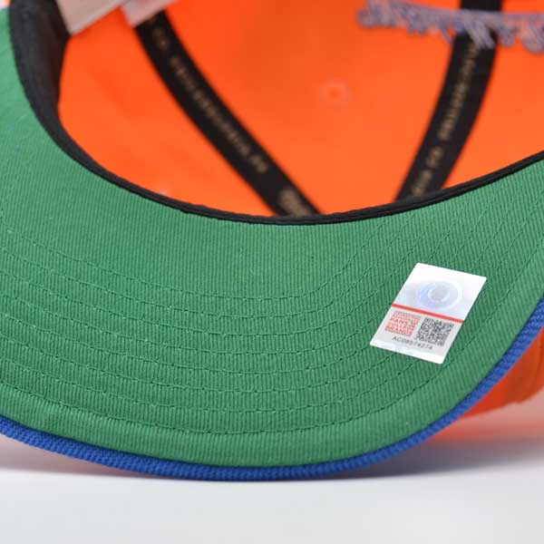 Florida Gators NCAA Mitchell & Ness SHARKTOOTH Snapback Hat - Royal/Orange