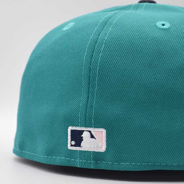 Seattle Mariners NEW 2023 ALL-STAR GAME Exclusive New Era 59Fifty Fitted Hat – Teal/Navy/Pink Bottom