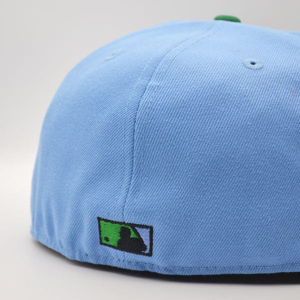 Chicago Cubs 1990 ALL-STAR GAME Exclusive New Era 59Fifty Fitted Hat - Sky/Green