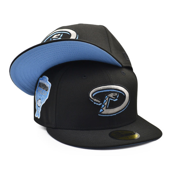 Arizona Diamondbacks 1998 INAUGURAL SEASON Exclusive New Era 59Fifty Fitted Hat - Black/Silver/Sky