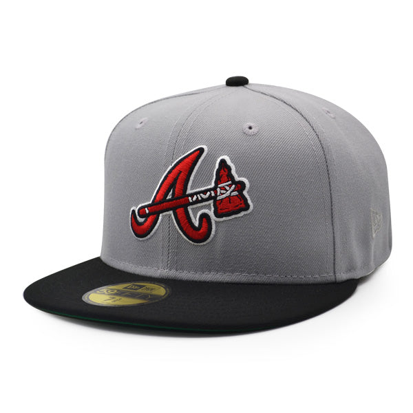 Atlanta Braves 2017 INAUGURAL SEASON Exclusive New Era 59Fifty Fitted Hat - Gray/Black