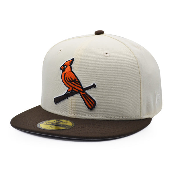 St.Louis Cardinals Busch Stadium Exclusive New Era 59Fifty Fitted Hat - Chrome/Orange/Brown