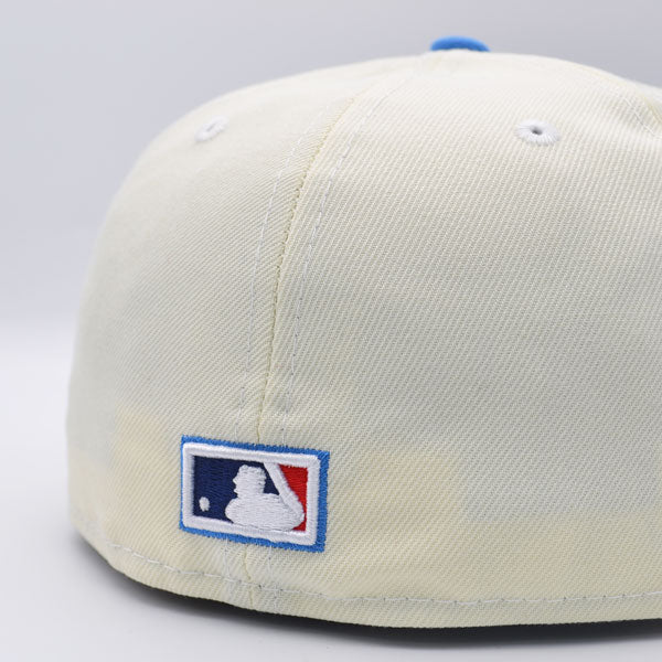 Anaheim Angels 50th Anniversary Exclusive New Era 59Fifty Fitted Hat – Chrome/Sky