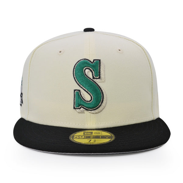 Seattle Mariners 30th ANNIVERSARY Exclusive New Era 59Fifty Fitted Hat – Chrome/Black