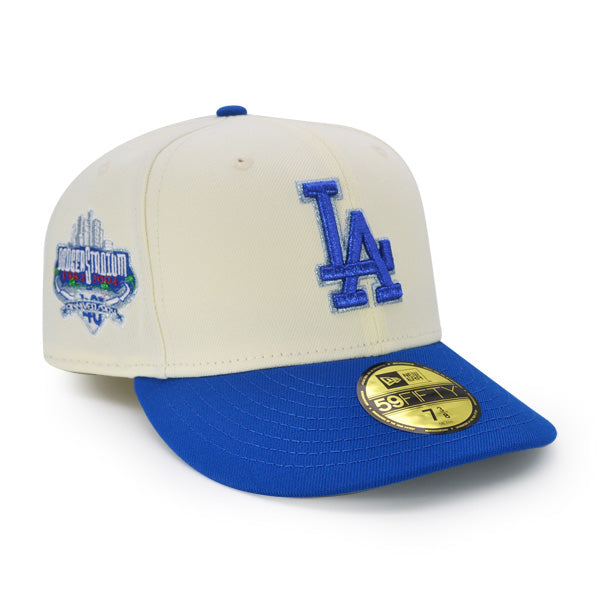 Los Angeles Dodgers 40th ANNIVERSARY Exclusive New Era 59Fifty Fitted Hat – Chrome/Royal