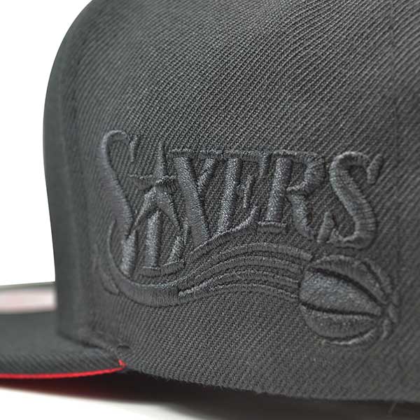 Philadelphia 76ers FIRST LETTER Snapback Mitchell & Ness NBA Hat