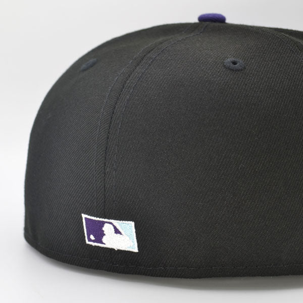 San Diego Padres 40th ANNIVERSARY Exclusive New Era 59Fifty Fitted Hat - Black/Purple