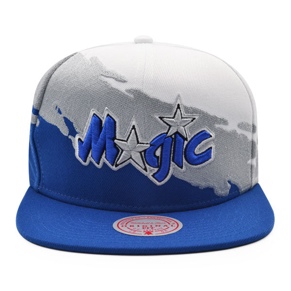 Orlando Magic NBA Mitchell & Ness PAINTBRUSH Snapback Hat - Royal/Gray